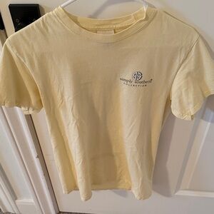 Simply Southern Light Yellow Tee